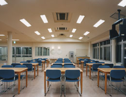病棟内の多目的室の様子